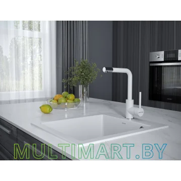 Смеситель Paulmark Honner Ho212018-431TW (белый) картинка 2